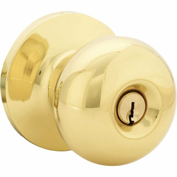 Steel Pro Pollished Brass Entry Door Knob TF700B